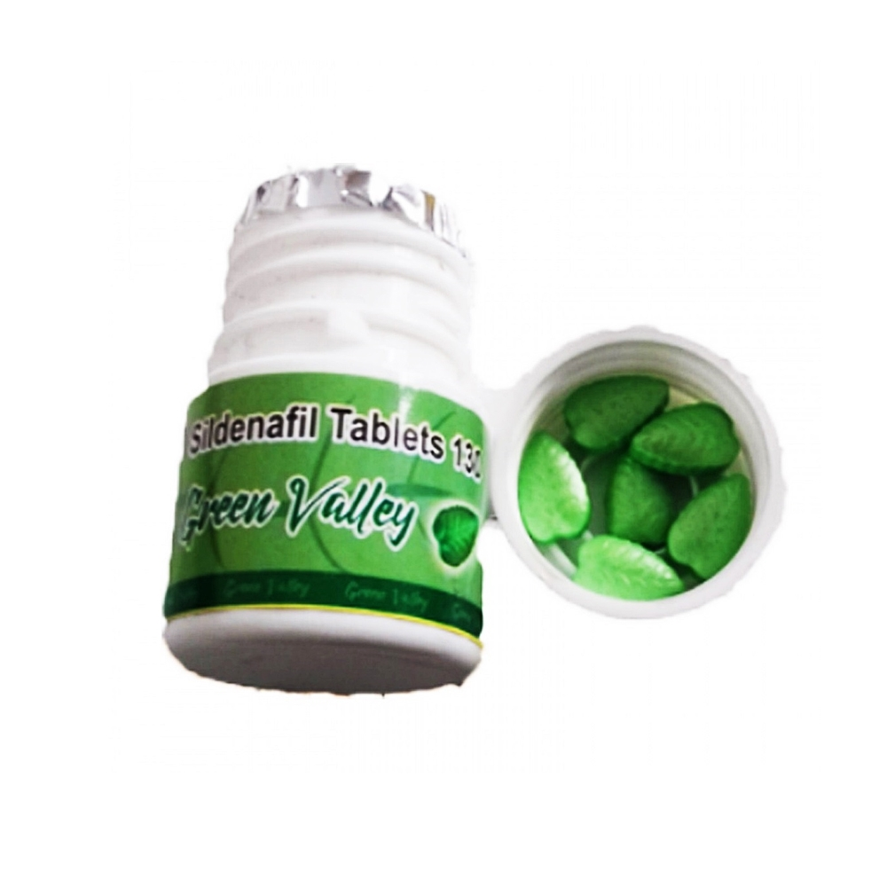 Toptan Sildenafil Tablets 130Mg Green Valley Yeşil